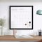 Martha Stewart Everette 18in. x 18in. Magnetic Calendar Dry Erase Board w/Blk Frame, w/Dry Erase Mrkr and 2 Mgnts BR-PM-MWP-4545-BK-MS - alternate 1